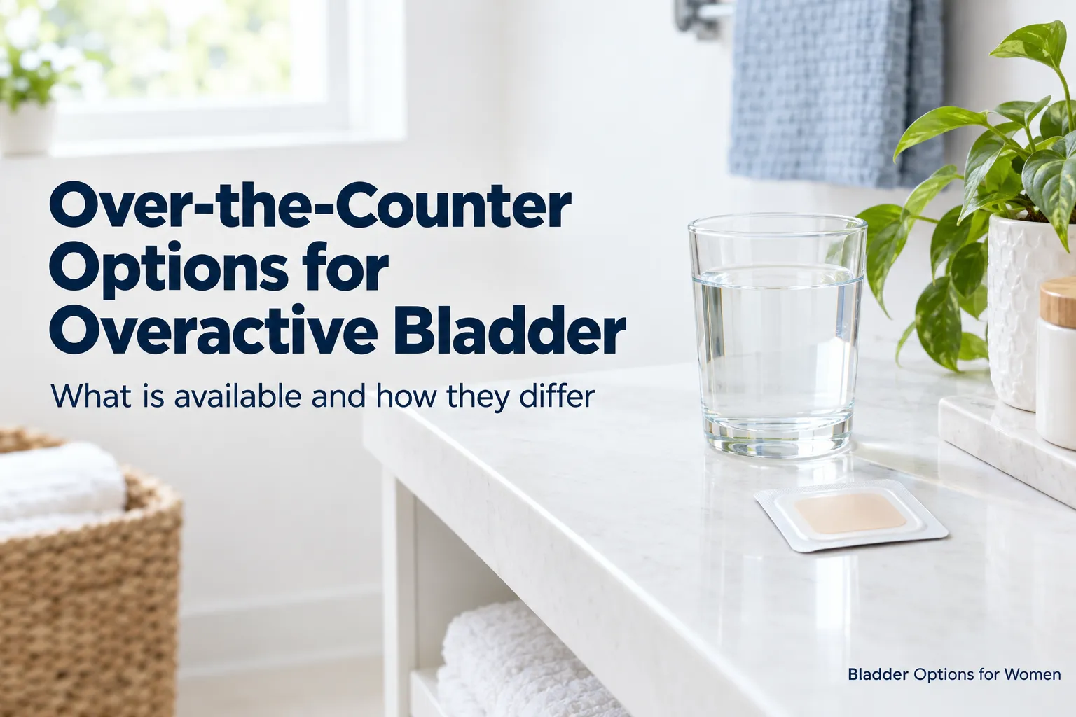 Over-the-Counter Medicine for Overactive Bladder: What Is Available and How They Differ